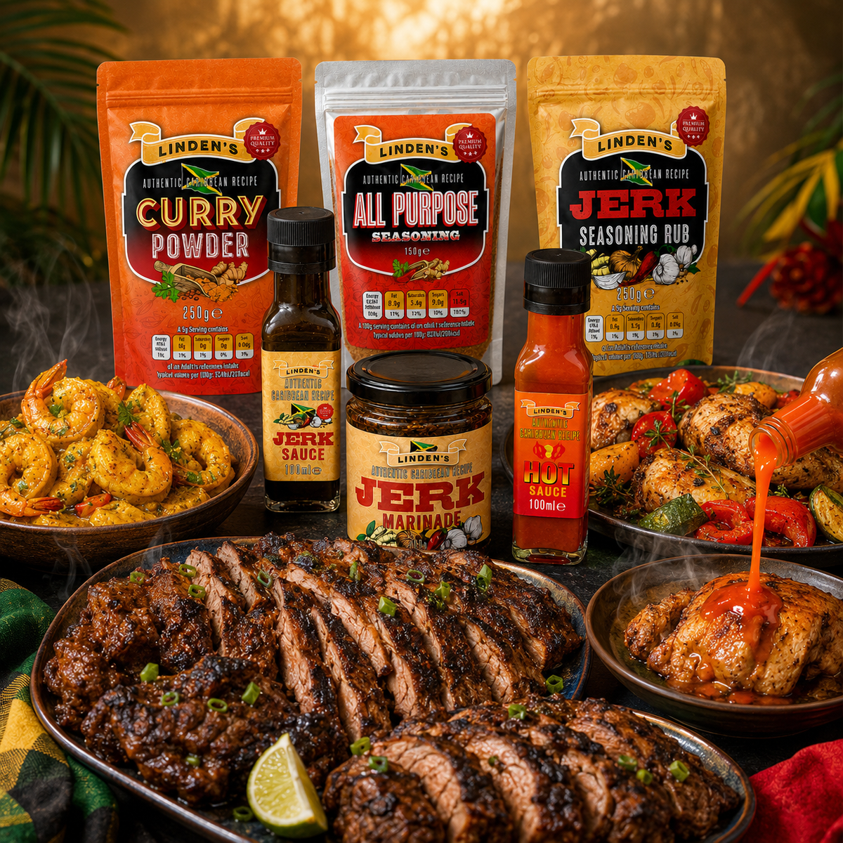 Linden’s Authentic Caribbean Jerk Marinade – 300