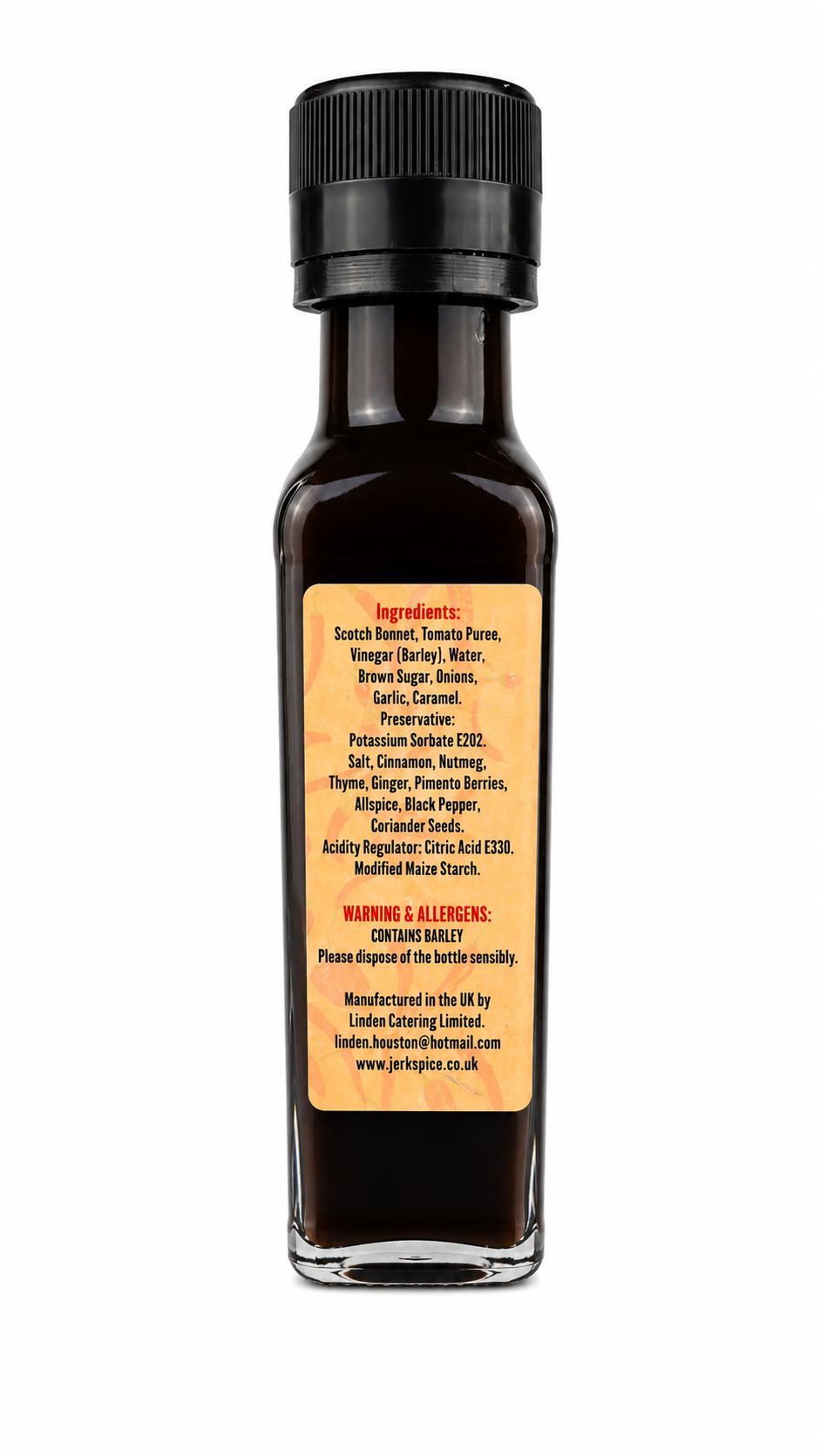 Linden’s Authentic Caribbean Jerk Sauce – 100ml