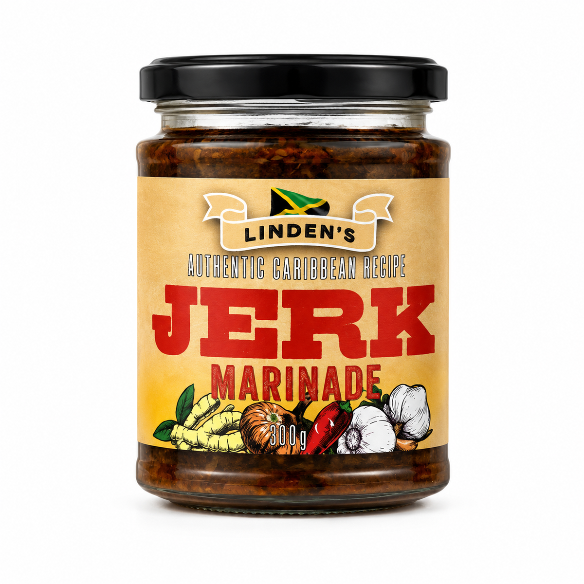 Linden’s Authentic Caribbean Jerk Marinade – 300
