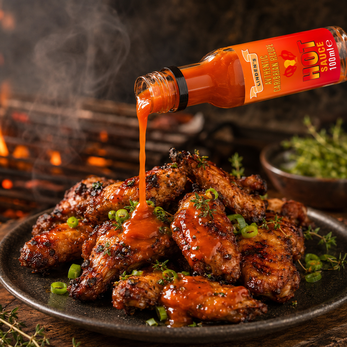 Linden’s Authentic Caribbean Hot Pepper Sauce – 100ml
