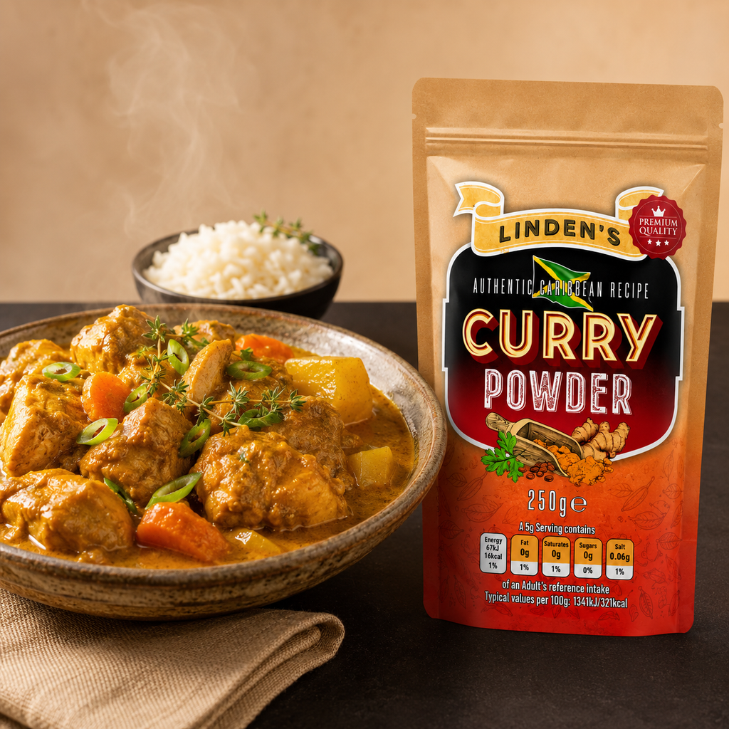 Linden’s Authentic Caribbean Curry Powder – 250g